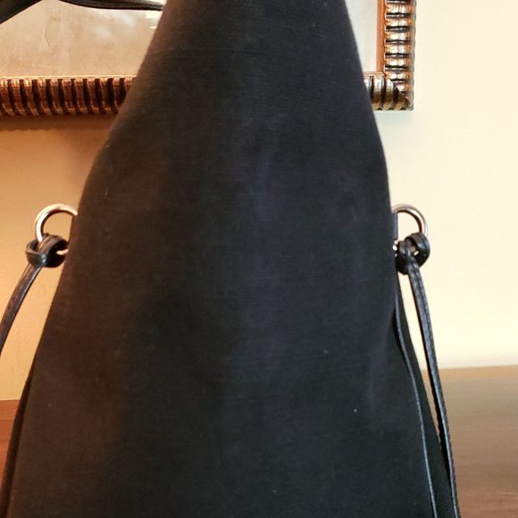 Awesome! Ferragamo Large Tote Handbag/ Black Fabric/Good Condition $1,350.00. - Picture 2 of 16